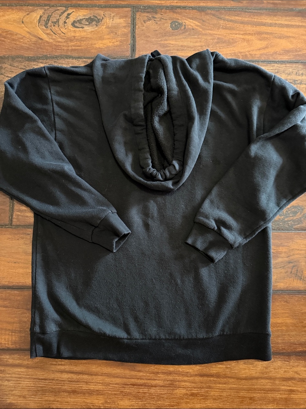 PINK Victoria's Secret Black Hoodie with Gradient Script Logo - Picture 5 of 5